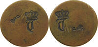 LATIN AMERICA AE LATIN AMERICA COUNTERMARKED COPPER COIN CROWN / J CROWN /BOTH SIDES -