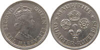 MAURITIUS 1/4 RUPEE Elisabeth II. (1952-) -