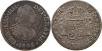 MEXICO 1/2 REAL Carlos IV, 1788-1808 -