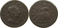 GREAT BRITAIN HALFPENNY George I. (1714-1727) -