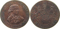 GREAT BRITAIN HALFPENNY TOKEN PRINCE OF WALES LONDON MIDDLESEX -