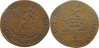 GREAT BRITAIN JETON Elisabeth I. (1558-1603) JETON DEFEAT OF THE SPANISH ARMADA 1589 -