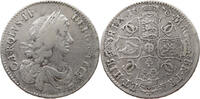GREAT BRITAIN HALFCROWN CHARLES II. (1660-1685) -