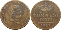 ITALY STATES NAPLES 10 TORNESI -