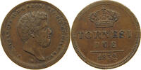 ITALY STATES NAPLES 2 TORNESI 1852 SS 80,00 EUR  plus 5,99 EUR verzending