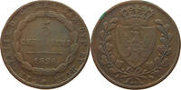 ITALY STATES SARDINIA 5 CENTESIMI Carlo Felice 1821-1831 -