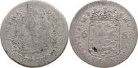 NETHERLANDS WEST FRIESLAND 6 STUIVERS 1751 S 50,00 EUR  plus 5,99 EUR verzending