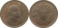 PORTUGAL 20 REIS CARLOS I. (1889-1908) -