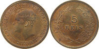PORTUGAL 5 REIS MANUEL II. (1908-1910) -