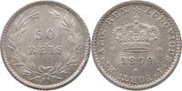 PORTUGAL 50 REIS 1879 LOUIS I. (1861-1889) VZ- 30,00 EUR  plus 5,99 EUR verzending