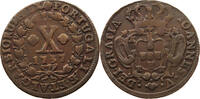 PORTUGAL 10 REIS JOAO V. (1706-1750) -