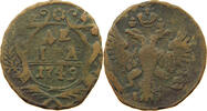 RUSSIA DENGA Elisabeth I. (1741-1761) -