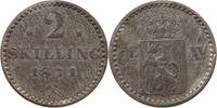 NORWAY 2 SKILLING CHARLES XV. (1859-1872) -