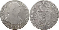 SPAIN 2 REALES Carlos IV, 1788-1808 -