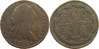 SPAIN 8 MARAVEDIS Carlos IV, 1788-1808 -