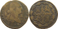 SPAIN 8 MARAVEDIS Carlos IV, 1788-1808 -