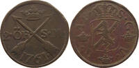 SWEDEN 2 ORE Adolf Friedrich (1751-1771) -