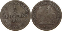 HANNOVER 1/2 GROSCHEN 1858 GEORG V. (1851-1866) S 10,00 EUR  plus 5,99 EUR verzending