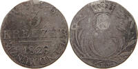 SACHSEN COBURG GOTHA 3 KREUZER Ernst I. (1806-1844) -