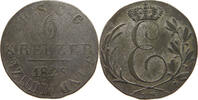 SACHSEN COBURG GOTHA 6 KREUZER Ernst I. (1806-1844) -