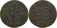 SACHSEN WEIMAR EISENACH 1/24 TALER Karl August (1775-1828) -