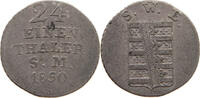 SACHSEN WEIMAR EISENACH 1/24 TALER Karl Friedrich (1828-1853) -