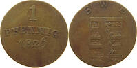 SACHSEN WEIMAR EISENACH PFENNIG Karl August (1775-1828) -
