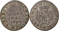 SACHSEN 1/12 TALER Johann Georg III. (1680-1691) -