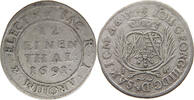 SACHSEN 1/12 TALER Johann Georg III. (1680-1691) -