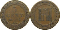 WESTFALEN 3 CENTIMES Hieronymus Napoleon 1807-1813. -