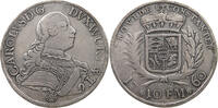 TALER 1760 WÜRTTEMBERG Karl Eugen (1744-1793) SS