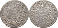 SCHLESIEN LIEGNITZ BRIEG 3 KREUZER Johann Christian (1602-1639) -