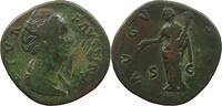 ROME EMPIRE SESTERTIUS Faustina I., (141-161) AVGVSTA CERES -