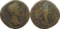 ROME EMPIRE SESTERTIUS Marcus Aurelius (161-180) TR POT XX IMP III COS -
