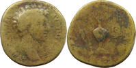ROME EMPIRE SESTERTIUS Marcus Aurelius (161-180) VASE RIC.1234 a -