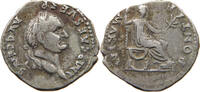 ROME EMPIRE DENAR Vespasianus (69-79) PONTIF MAXIM RIC 545 -