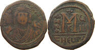BYZANTINE EMPIRE FOLLIS MAURICIUS TIBERIUS 582-602 Theoupolis -