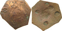 BYZANTINE EMPIRE TRACHY COUNTERMARKED -