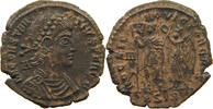 ROME EMPIRE MAIORINA Constantius II. (337-361) HOC SIGNO VICTOR ERIS -