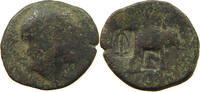 ROME PROVINCIAL AE ELEPHANT COUNTERMARKED -