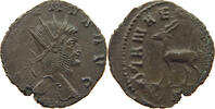 ROME EMPIRE ANTONINIANUS Gallienus (253-268) ANTELOPE DIA-NAE CONS AVG -