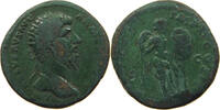 ROME EMPIRE DUPONDIUS Lucius Verus (161-169) VICTORIA -