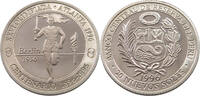 PERU 20 SOLES PERU 20 SOLES 1996 PATTERN SILVER PROOF EXONUMIA -