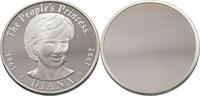 ZAMBIA 500 KWACHA 1 OZ SILVER PROOF PATTERN DIANA -