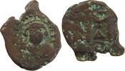 BYZANTINE EMPIRE FOLLIS CONSTANS II 641-668 FOLLIS RATTO 1564 RR -