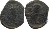 BYZANTINE EMPIRE FOLLIS NICEPHORUS III. 1078-1081 FOLLIS RATTO 2041 OVERSTRUCK -