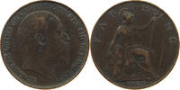 GREAT BRITAIN FARTHING 1903 Edward VII., 1901 - 1910 SS 12,00 EUR  plus 5,99 EUR verzending
