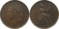 GREAT BRITAIN FARTHING GEORGE IV. (1820-1830) -