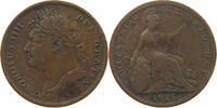 GREAT BRITAIN FARTHING GEORGE IV. (1820-1830) -