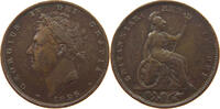 GREAT BRITAIN FARTHING GEORGE IV. (1820-1830) -